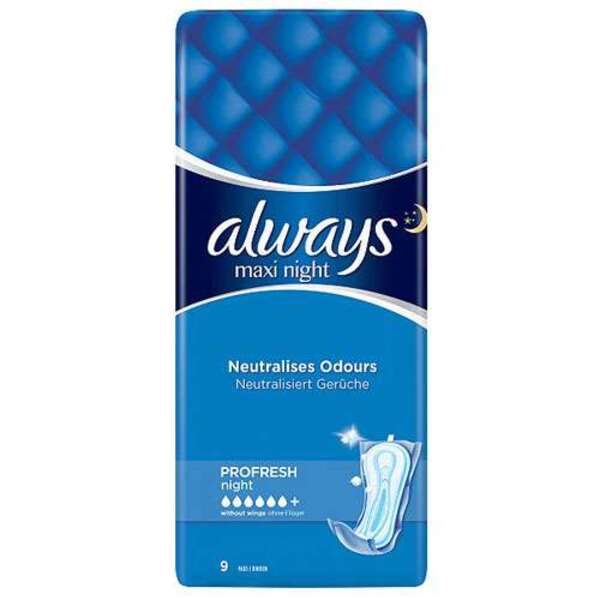  Always Maxi Night Sanitary Towels 10 