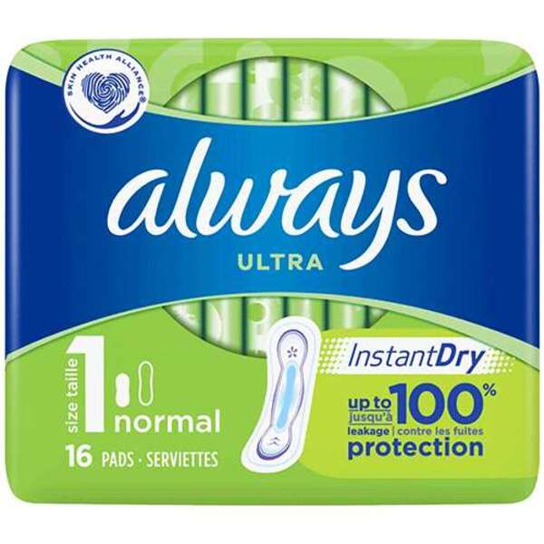  Always Ultra Normal Sanitary Towels 16 