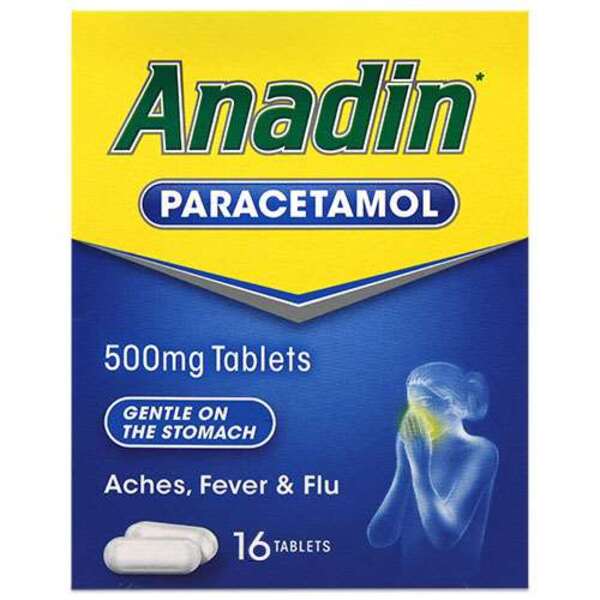  Anadin Paracetamol Tablets (16) 