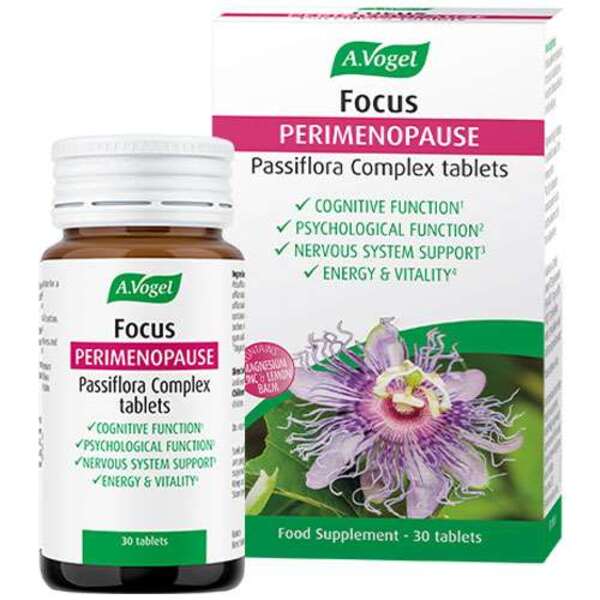  A.vogel Focus Perimenopause Passiflora Complex 30 Tablets 