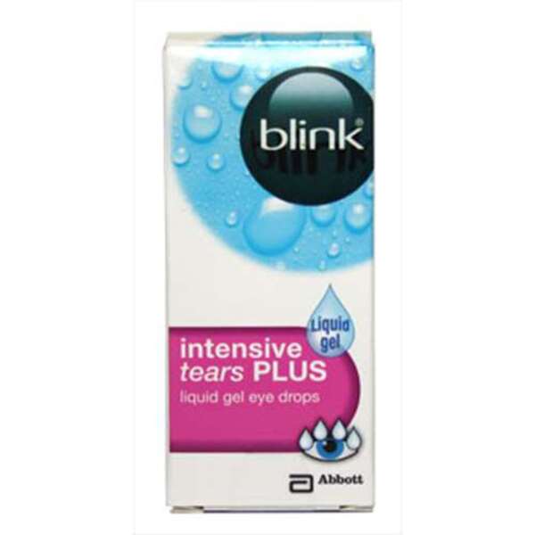  Blink Intensive Tears Plus Liquid Gel Eye Drops 10ml 