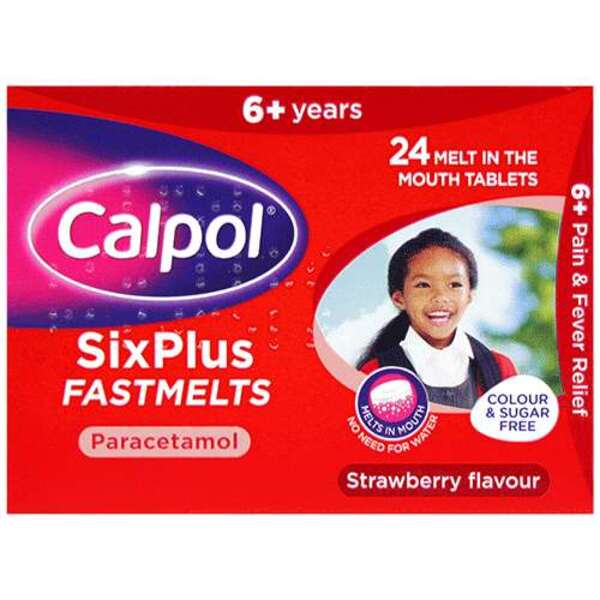  Calpol Six Plus Fastmelts 24 