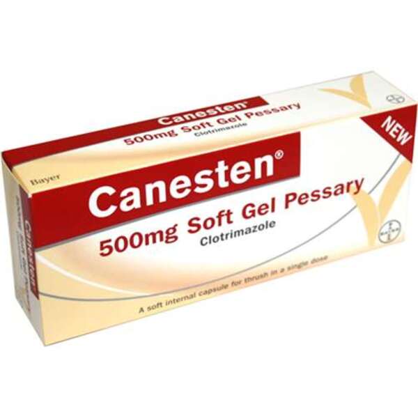  Canesten 500mg Soft Gel Pessary 