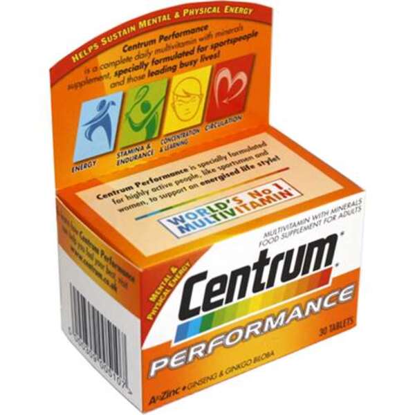  Centrum Performance 30 Tablets 