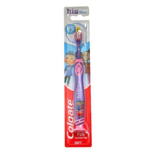  Colgate Big Kids Smiles Toothbrush 6-9y Purple/pink 