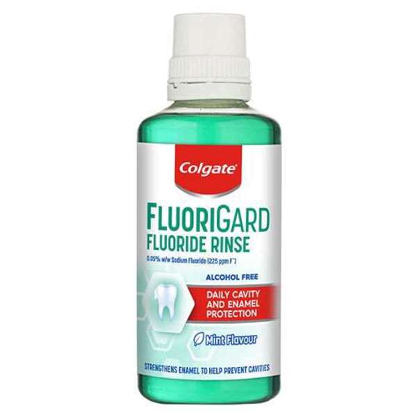  Colgate Fluorigard Fluoride Rinse Mint 400ml (green) 