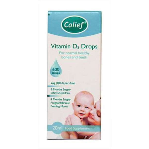  Colief Vitamin D3 Drops 20ml 