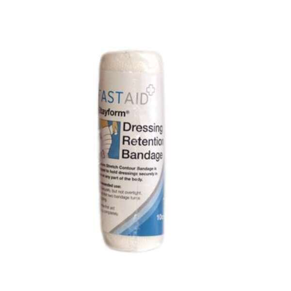  Fast Aid Stayform Dressing Retention Bandage 10cm X 4m 