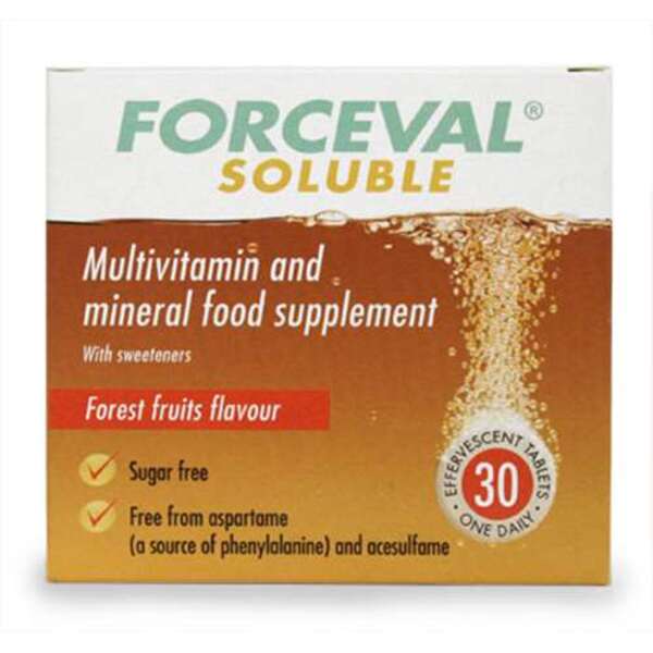  Forceval Soluble Effervescent Tablets 30 