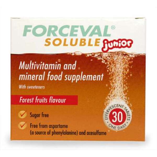  Forceval Soluble Junior Effervescent Tablets 30 