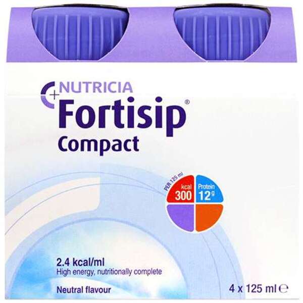  Fortisip Compact Neutral 4x125ml 