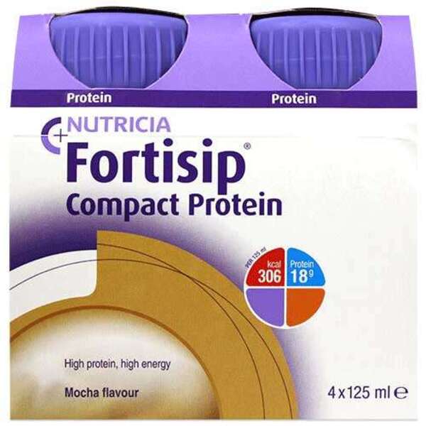 Fortisip Compact Protein Mocha 4x125ml 