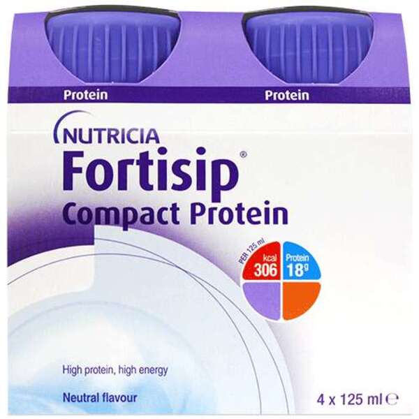  Fortisip Compact Protein Neutral 4x125ml 
