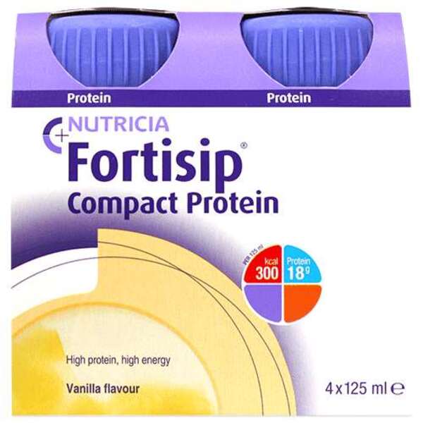  Fortisip Compact Protein Vanilla 4x125ml 