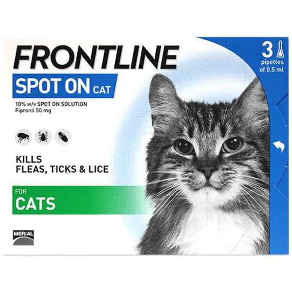  Frontline Spot On Cat 3 Pipettes 