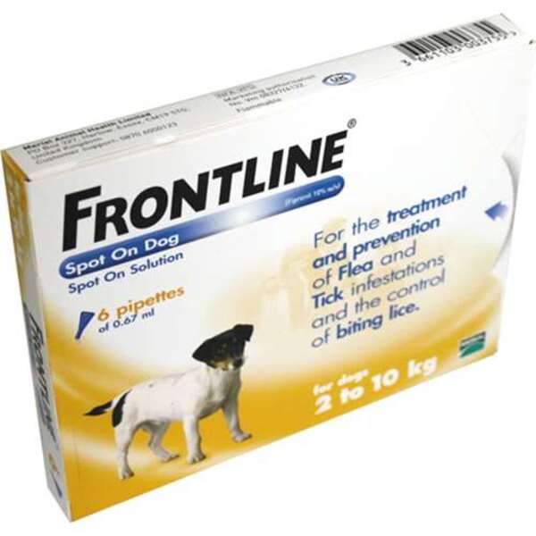  Frontline Spot On Dog 2-10kg 6 
