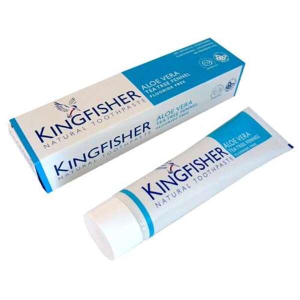  Kingfisher Aloe Vera Tea Tree Fennel Natural Toothpaste 100ml 