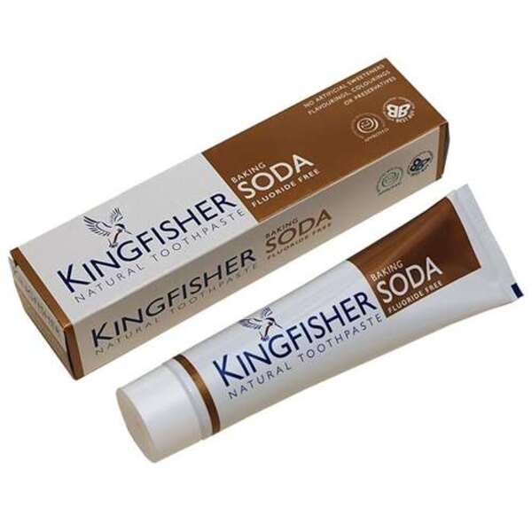  Kingfisher Baking Soda Fluoride Free Natural Toothpaste 100ml 