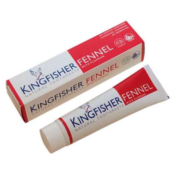  Kingfisher Fennel Natural Toothpaste With Fluoride 100ml 