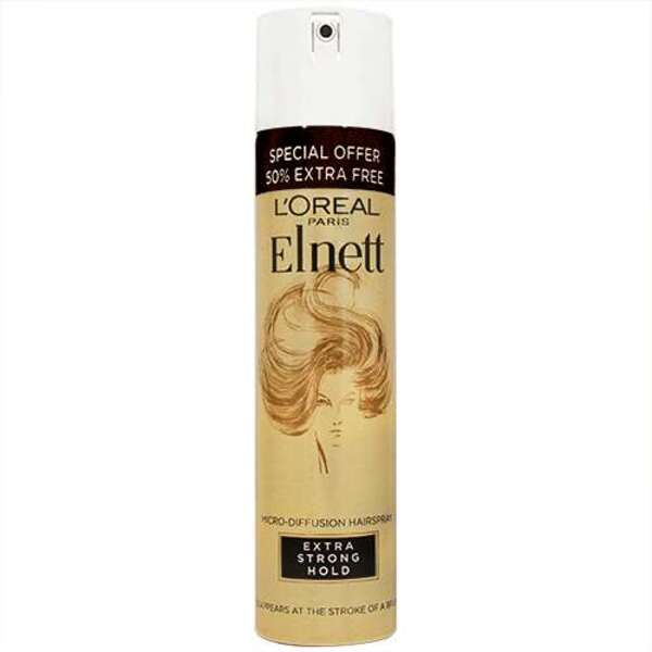  Loreal Elnett Hairspray Extra Strong Hold 200ml Plus 100ml 
