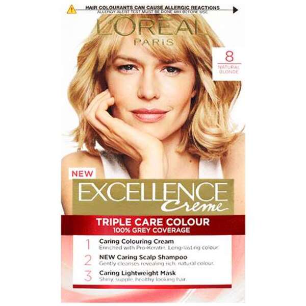  Loreal Excellence Natural Blonde 8 