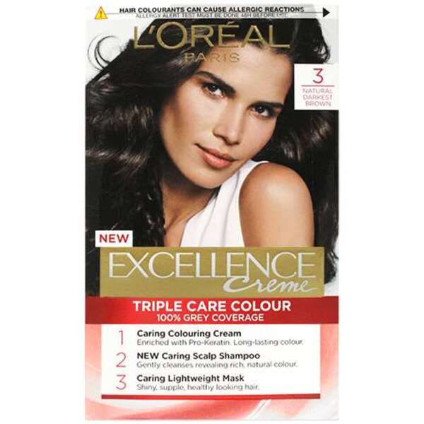  Loreal Excellence Natural Darkest Brown 3 