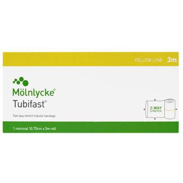  Tubifast Yellow Line 2 Way Stretch Bandage 3 Metres 