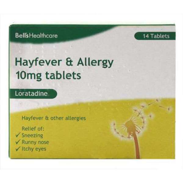  Numark Allergy & Hayfever Tablets Loratadine 10mg Tablets 14 