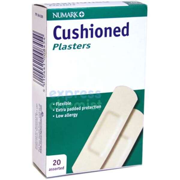  Numark Cushioned Plasters (20) 