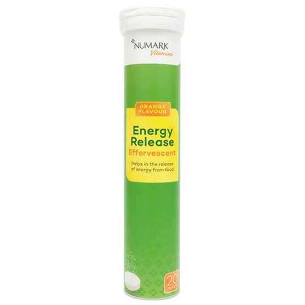  Numark Effervescent Energy Release Orange 20 Tablets 
