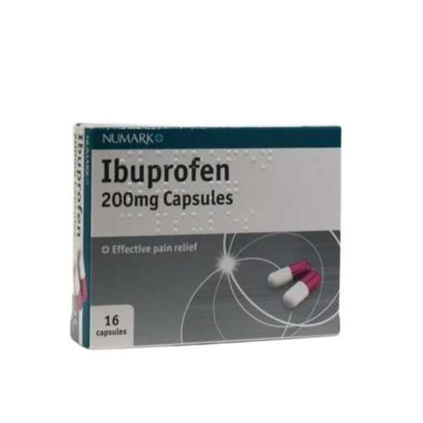  Ibuprofen 200mg Capsules 16 