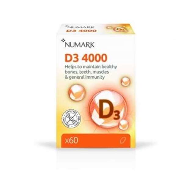  Numark Vitamin D3 4000 60 Tablets 