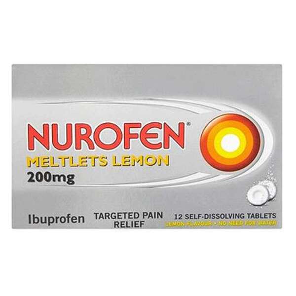  Nurofen Meltlets Lemon 12 