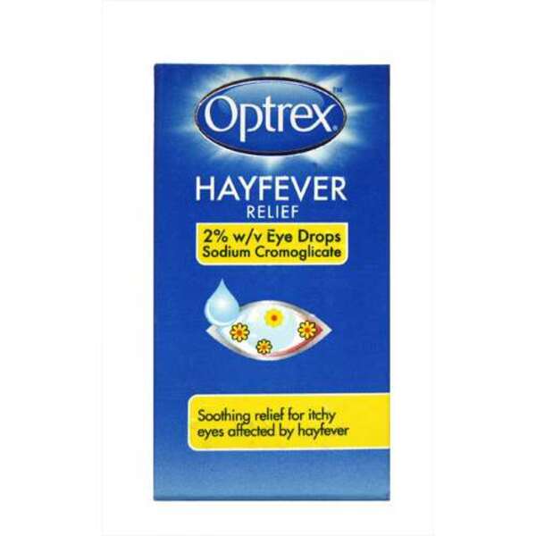  Optrex Hayfever Relief Eye Drops 10ml 
