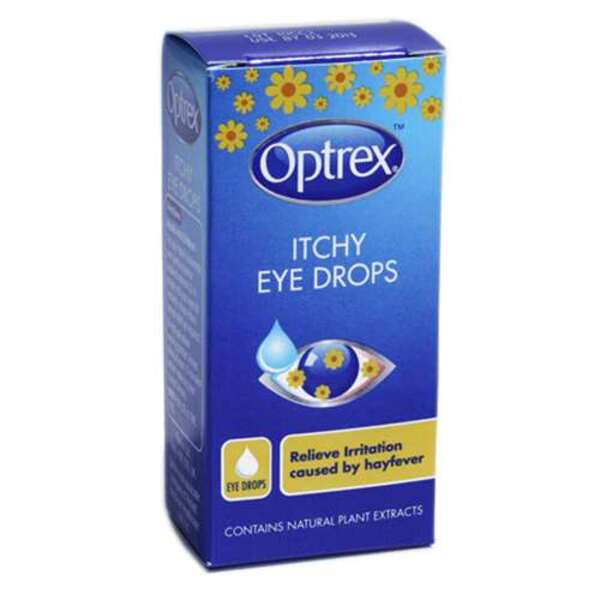  Optrex Soothing Eye Drops For Itchy Eyes 10ml 