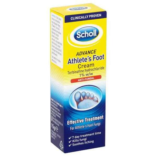  Scholl Advance Athletes's Foot Cream 15g 
