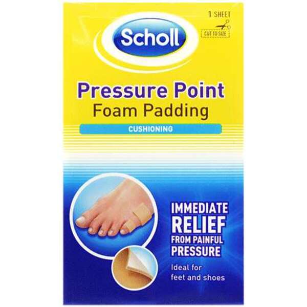  Scholl Pressure Point Foam Padding 1 Sheet 