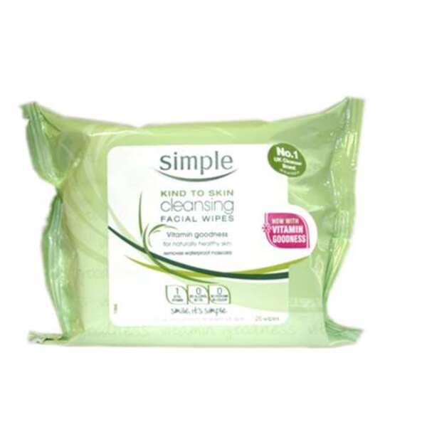  Simple Kind To Skin Cleansing Facial Wipes 25 