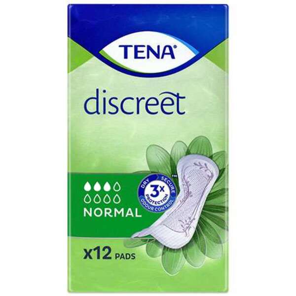  Tena Discreet Normal Pads 12 