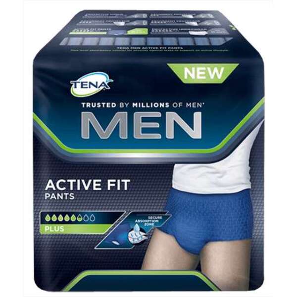  Tena Men Active Fit Pants Plus S/m 9 