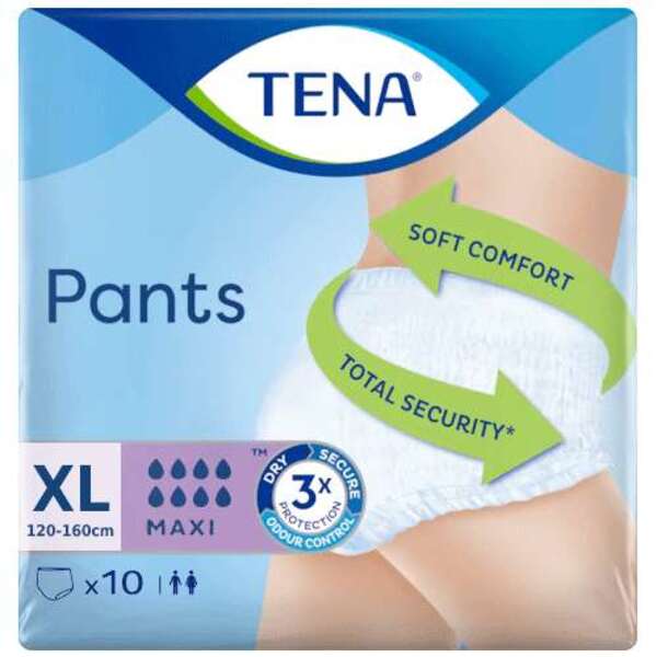  Tena Pants Maxi Extra Large 10 