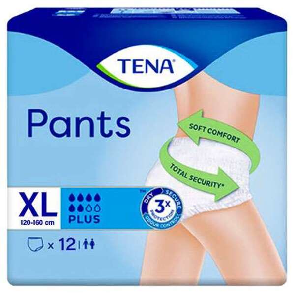  Tena Pants Plus Xlarge 12 