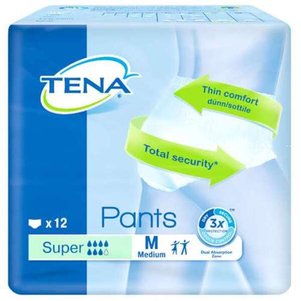  Tena Pants Super Medium 12 