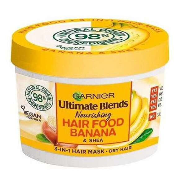  Garnier Ultimate Blends Nourishing Hair Food Banana 3-in-1 Hair Mask 390ml 