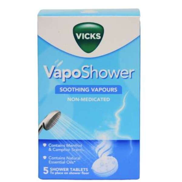  Vicks Vaposhower 5 Shower Tablets 