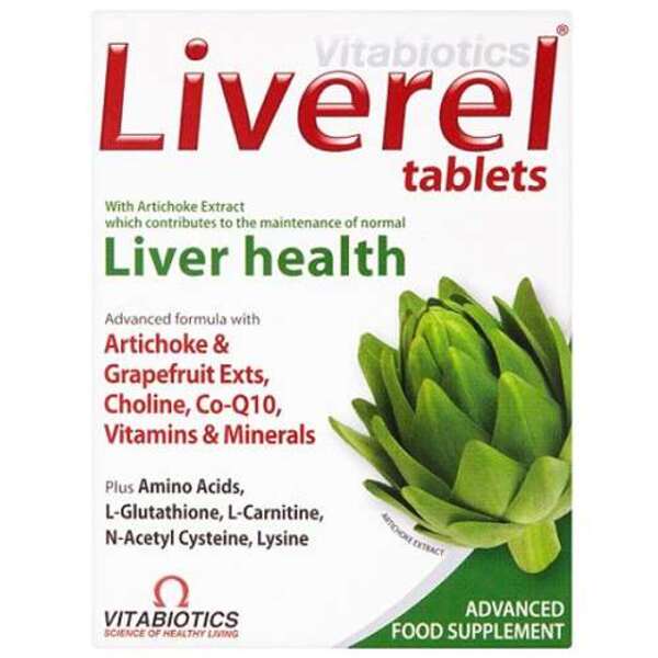  Vitabiotics Liverel Tablets 60 