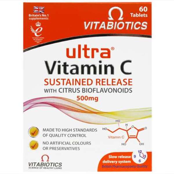  Vitabiotics Ultra Vitamin C 60 Tablets 