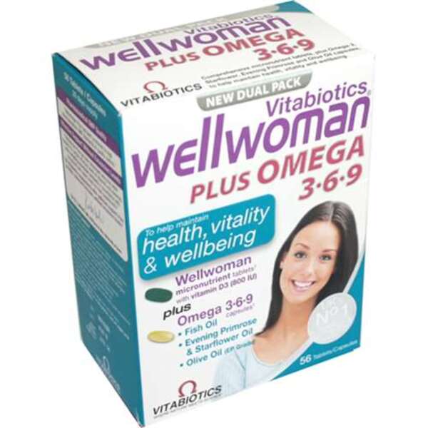  Wellwoman Plus Omega 3-6-9 56 Pack 