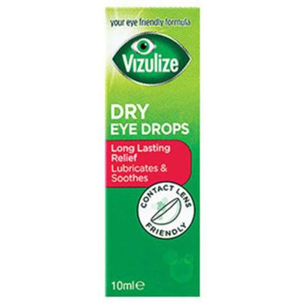  Vizulize Long Lasting Relief Dry Eye Drops 10ml 