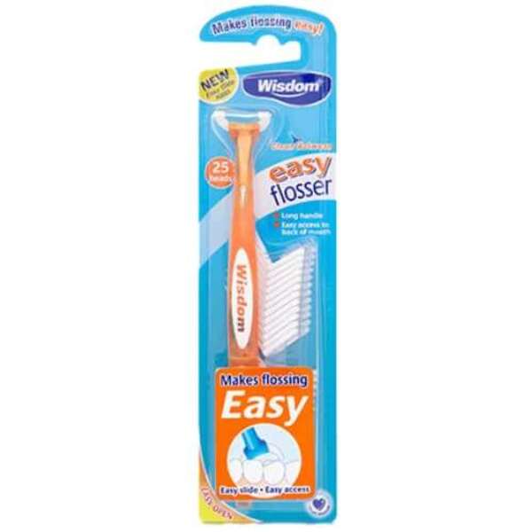  Wisdom Easy Flosser + 25 Replacement Heads 
